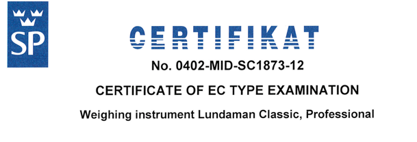 Certifikát Lundaman Slovensko
